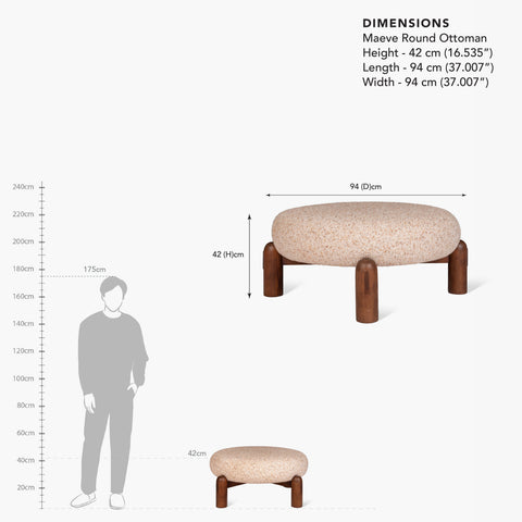 Maeve Round Ottoman