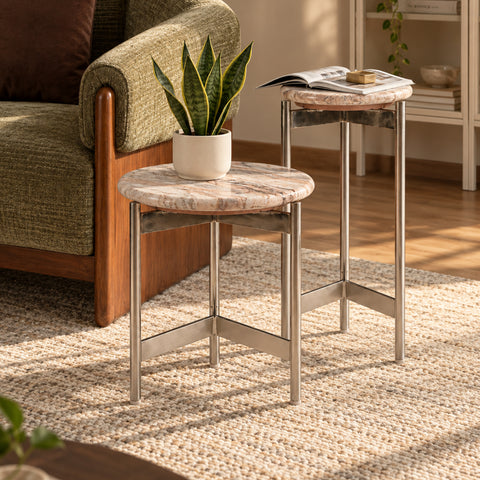 Iris Set of 2 Side Table