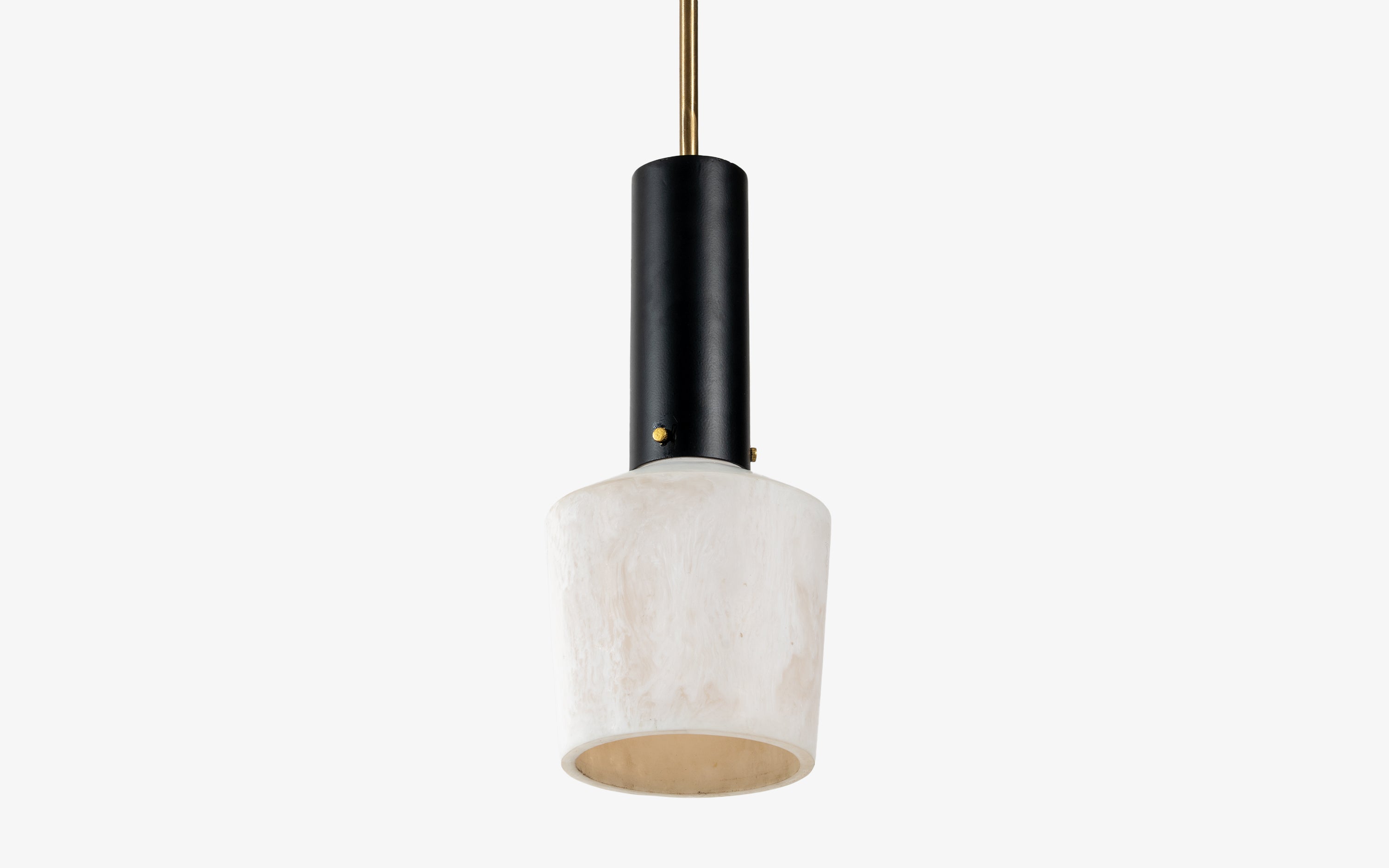 Orira Cluster Ceiling Hanging Lamp of 3 | Black Metal Frame - with white background - Orange Tree