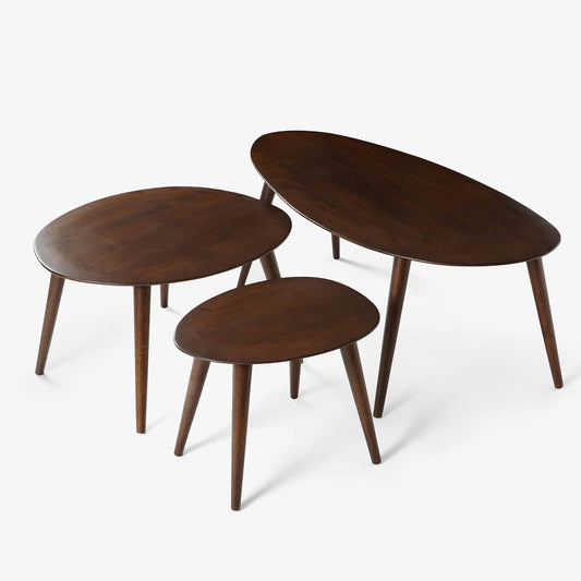 Pebble Coffee Table Set of 3