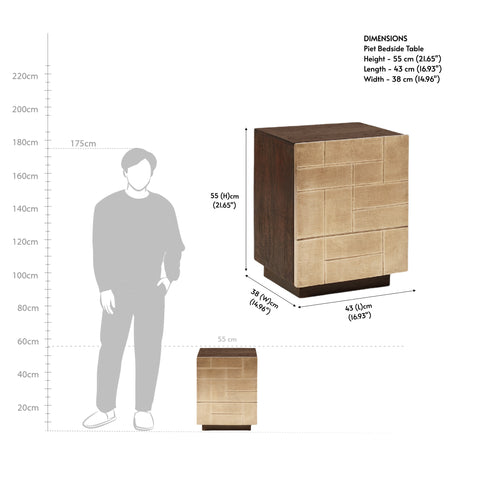 Piet Bedside Table