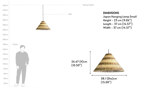 Japon Hanging Lamp Big