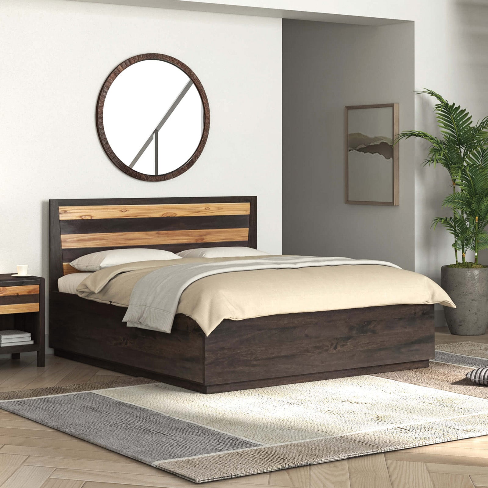 Raas Queen Hydraulic Bed with Storage