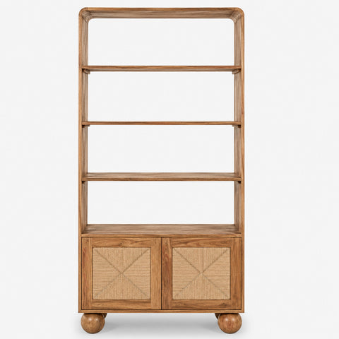 Abacus Acacia Wooden Bookshelf