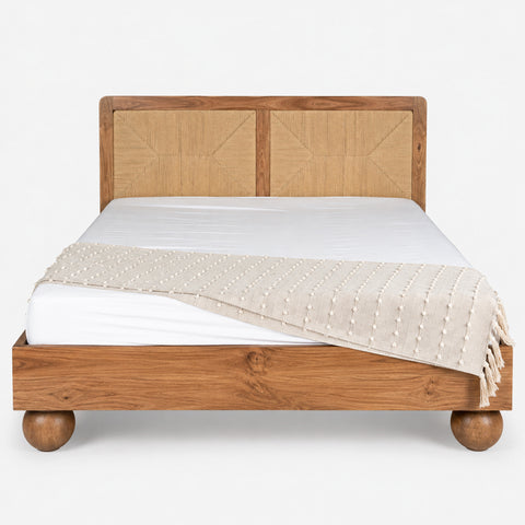 Abacus Acacia Wooden Bed