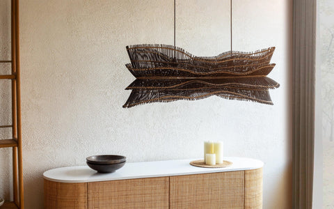 Robin modern chandelier for living room. Orange Tree Home Lighting