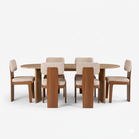 Saanra 6 Seater Dining Set