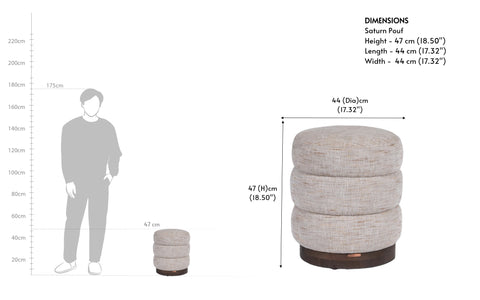 Saturn Pouf