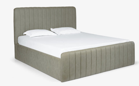 Seana Upholstered King Hydraulic Bed