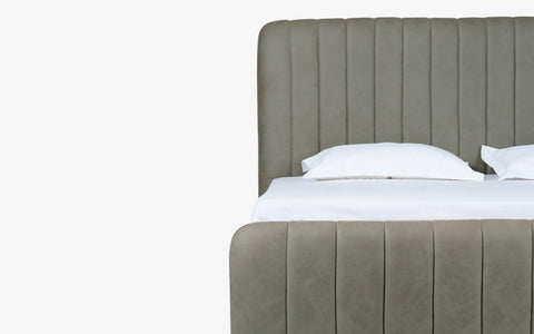 Seana Upholstered King Hydraulic Bed