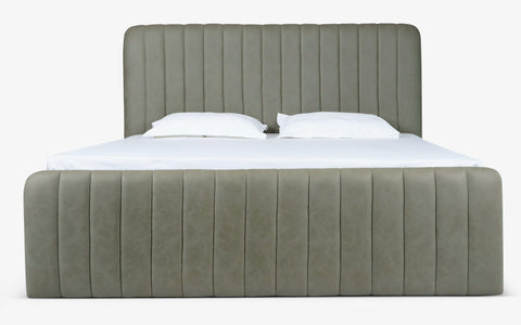 Seana Upholstered King Hydraulic Bed