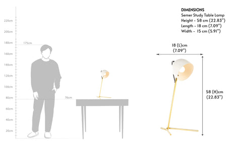 Semer Study Table Lamp