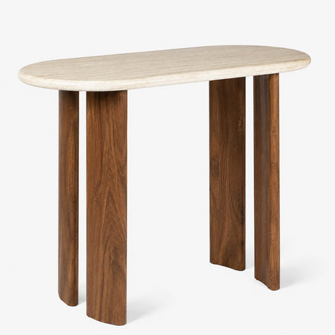 Abacus Marble Console Table