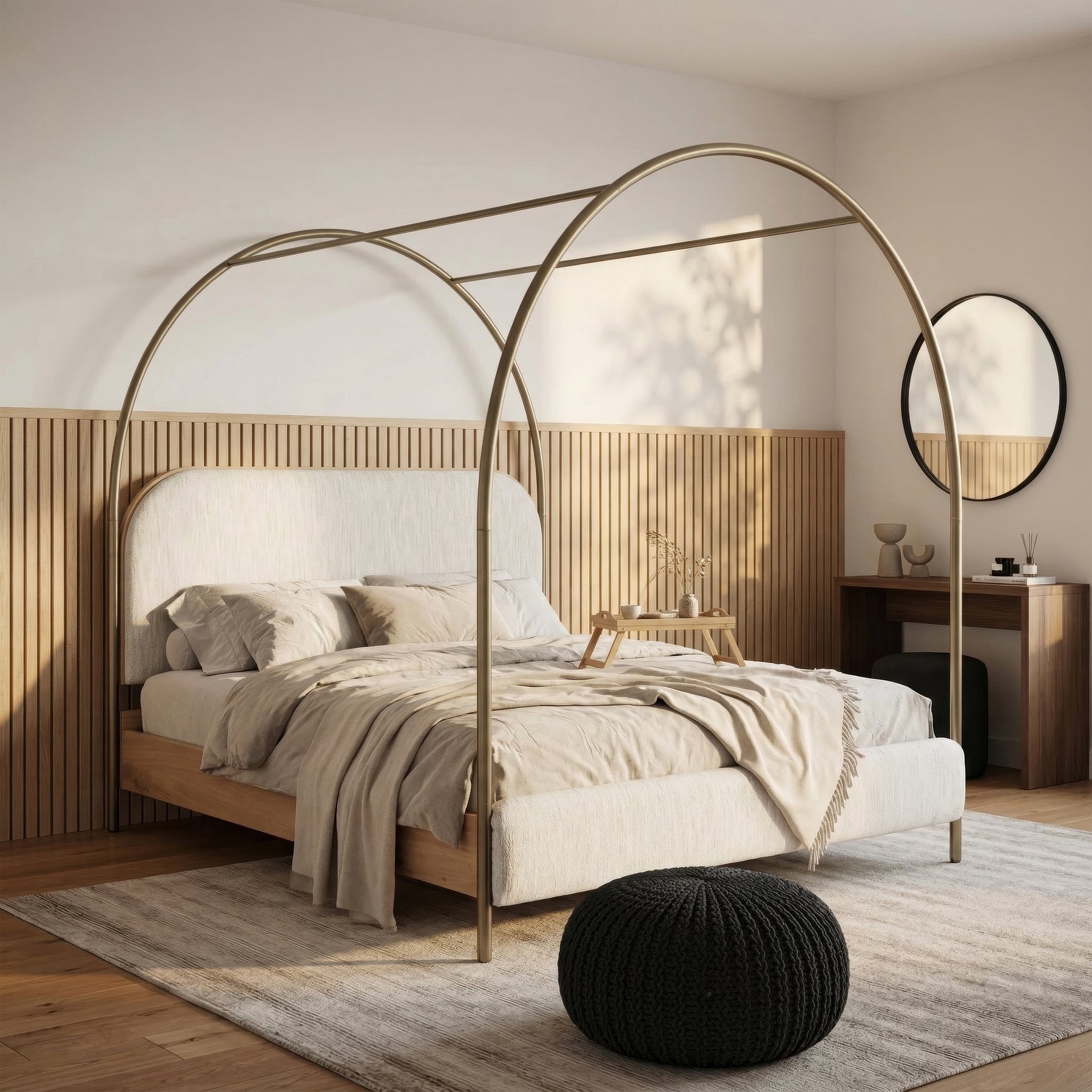 Solace Canopy Bed (King Size)