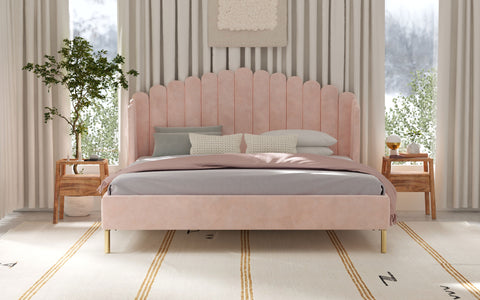 Somer Upholstered King Non Storage Bed