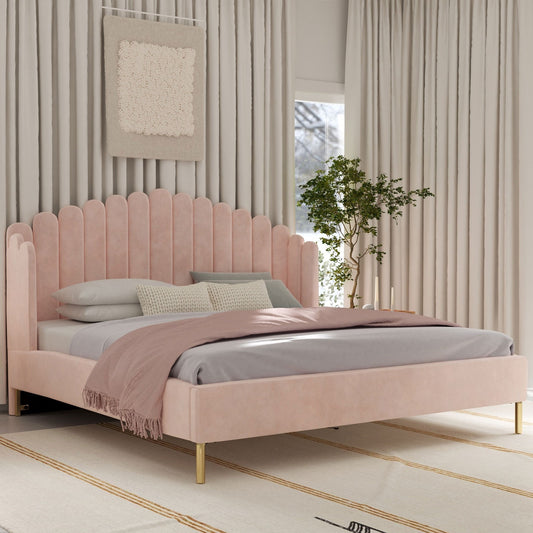 Somer Upholstered King Non Storage Bed