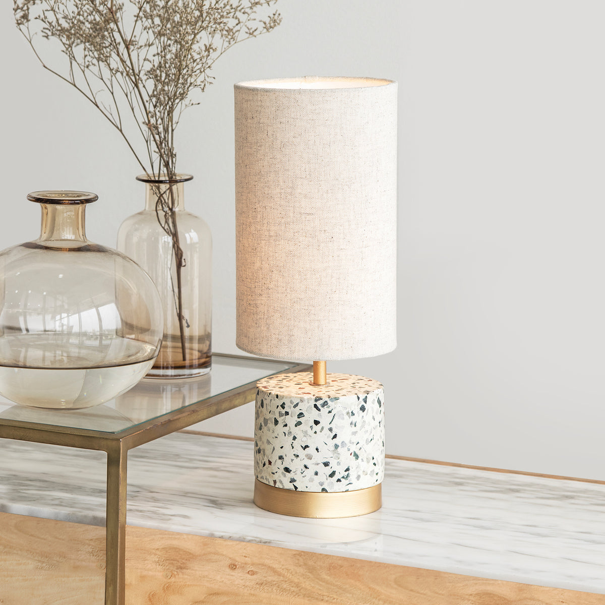 Speckle Table Lamp Round