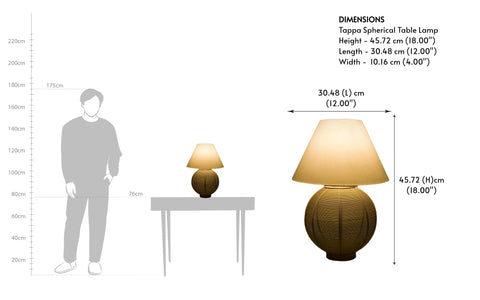 Tappa Spherical Table Lamp