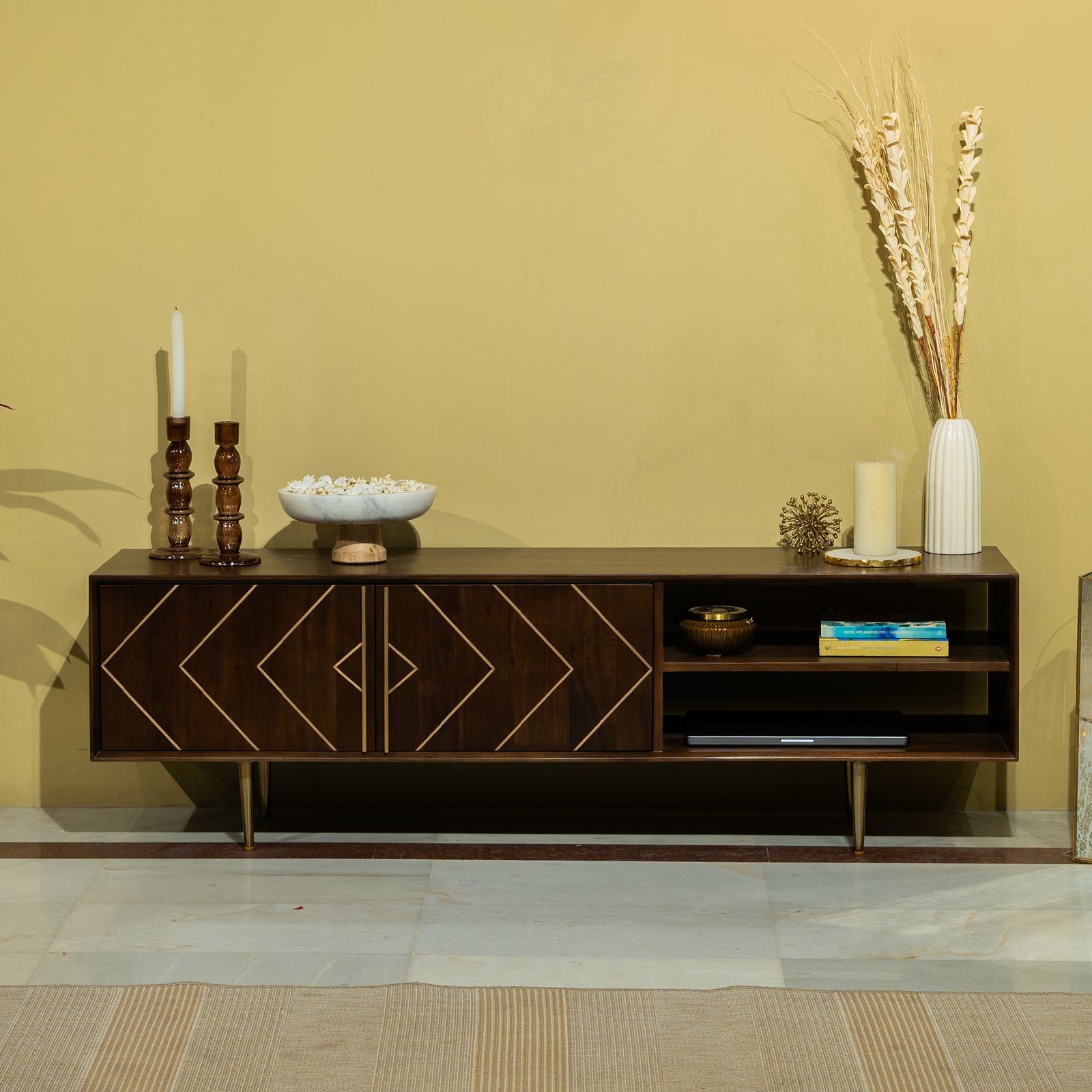 Toshi Gold TV Unit