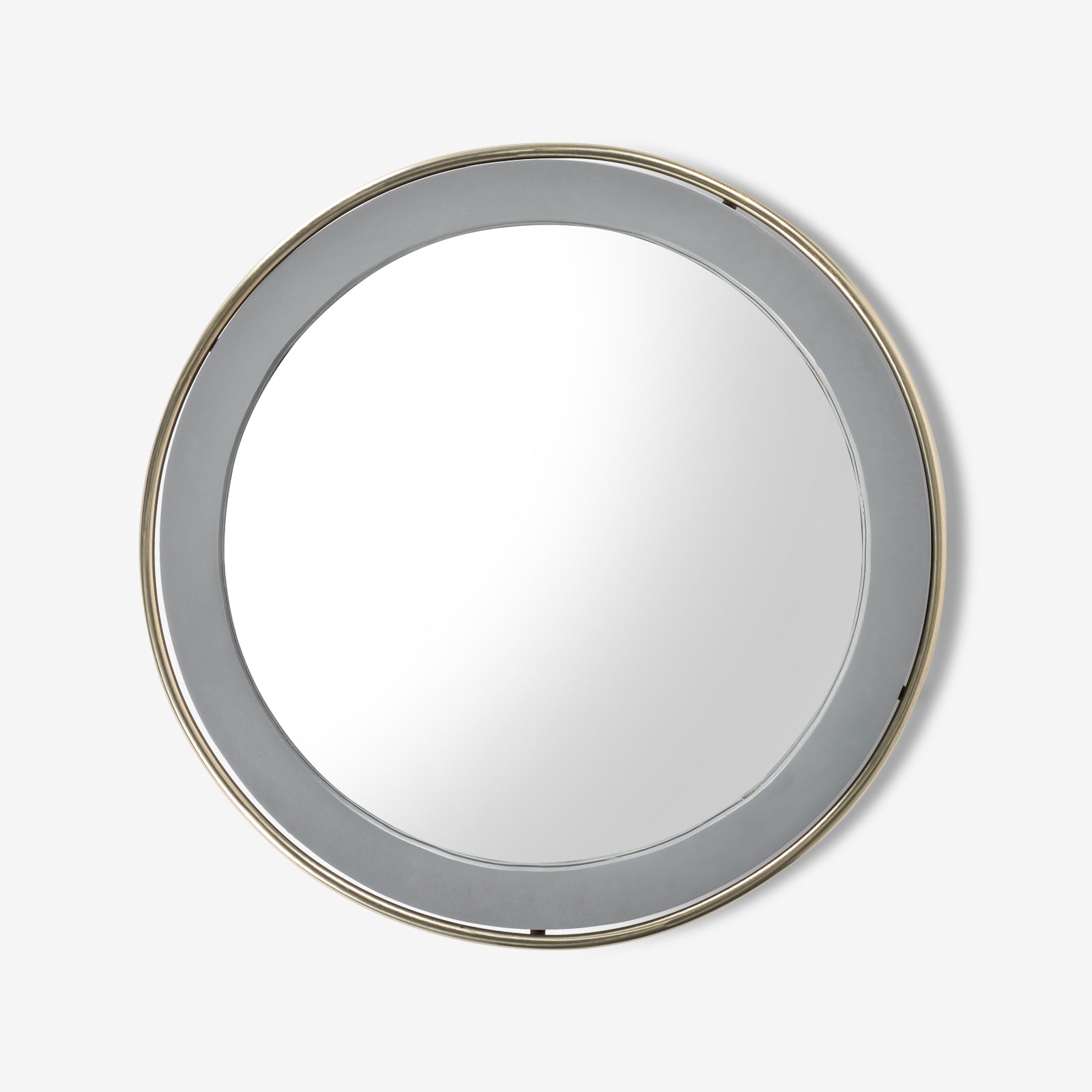 Toshi Round Mirror Cement