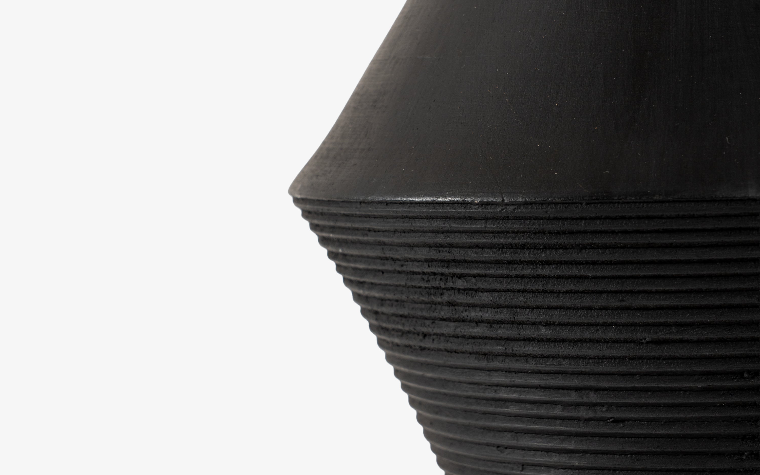 Buy Umbra Slender Black Pendant Hanging Lamp in Mango Wood - Close shot - Orange Tree