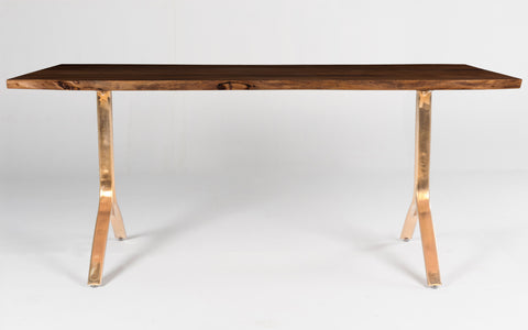 Yoho Dining Table With 4 Chairs and Bench American Walnut