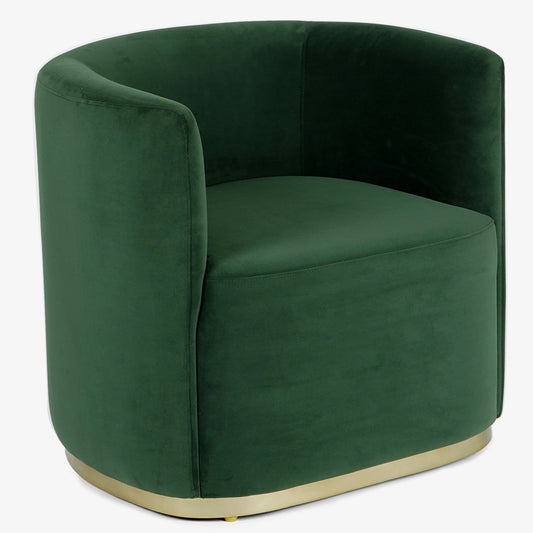 Vivian Single Seater Sofa Royal Green