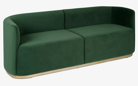 Vivian Three Seater Sofa Royal Green