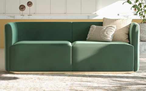 Vivian Three Seater Sofa Royal Green