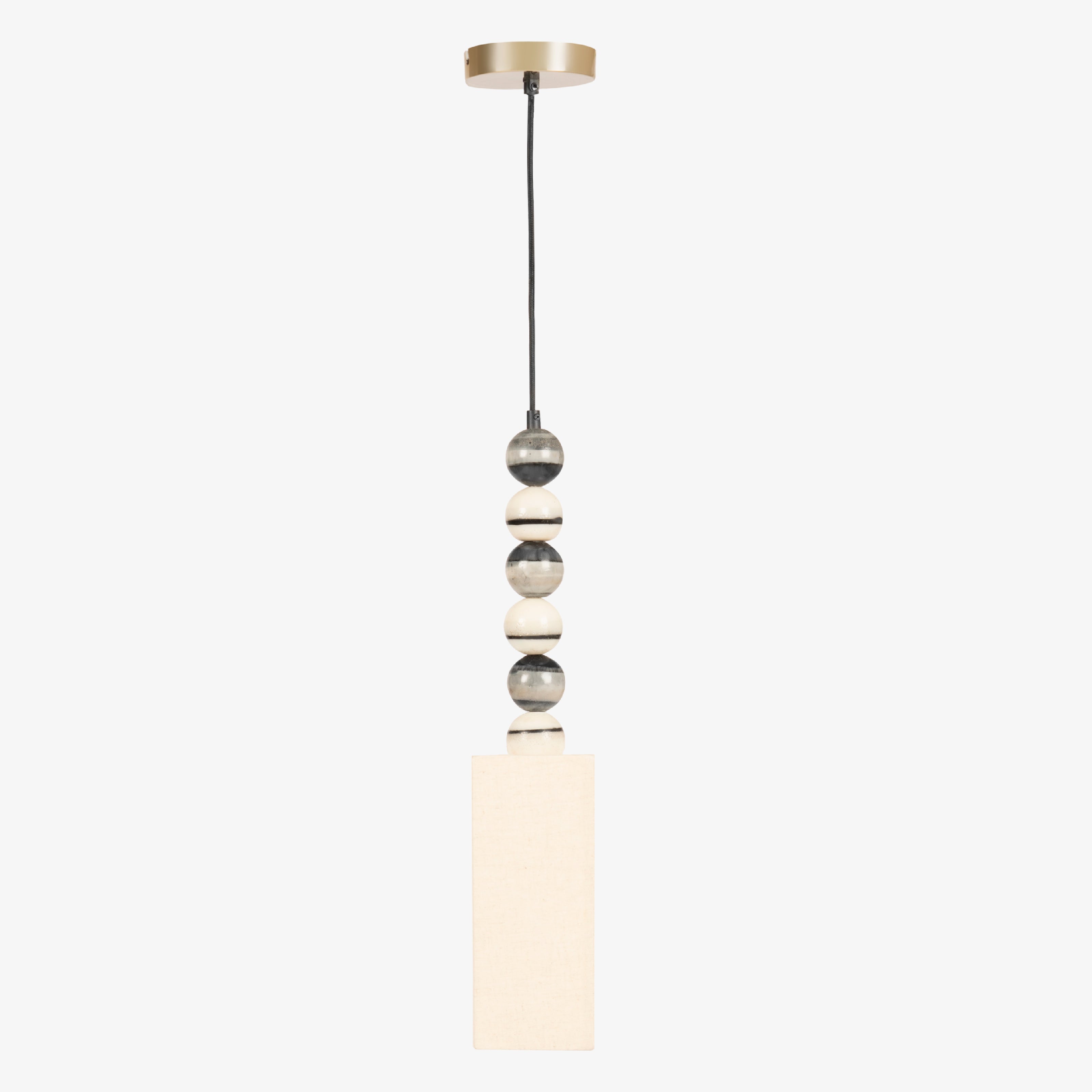 extured pendant light with a cream shade, an elegant choice for hanging lamps for living room or hanging kitchen lights