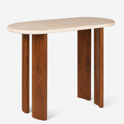 Abacus Marble Console Table