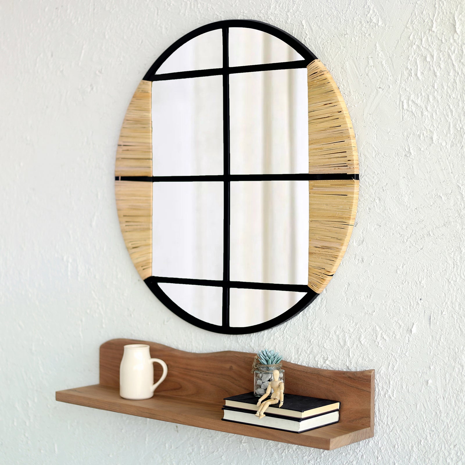 Window Round Wall Mirror