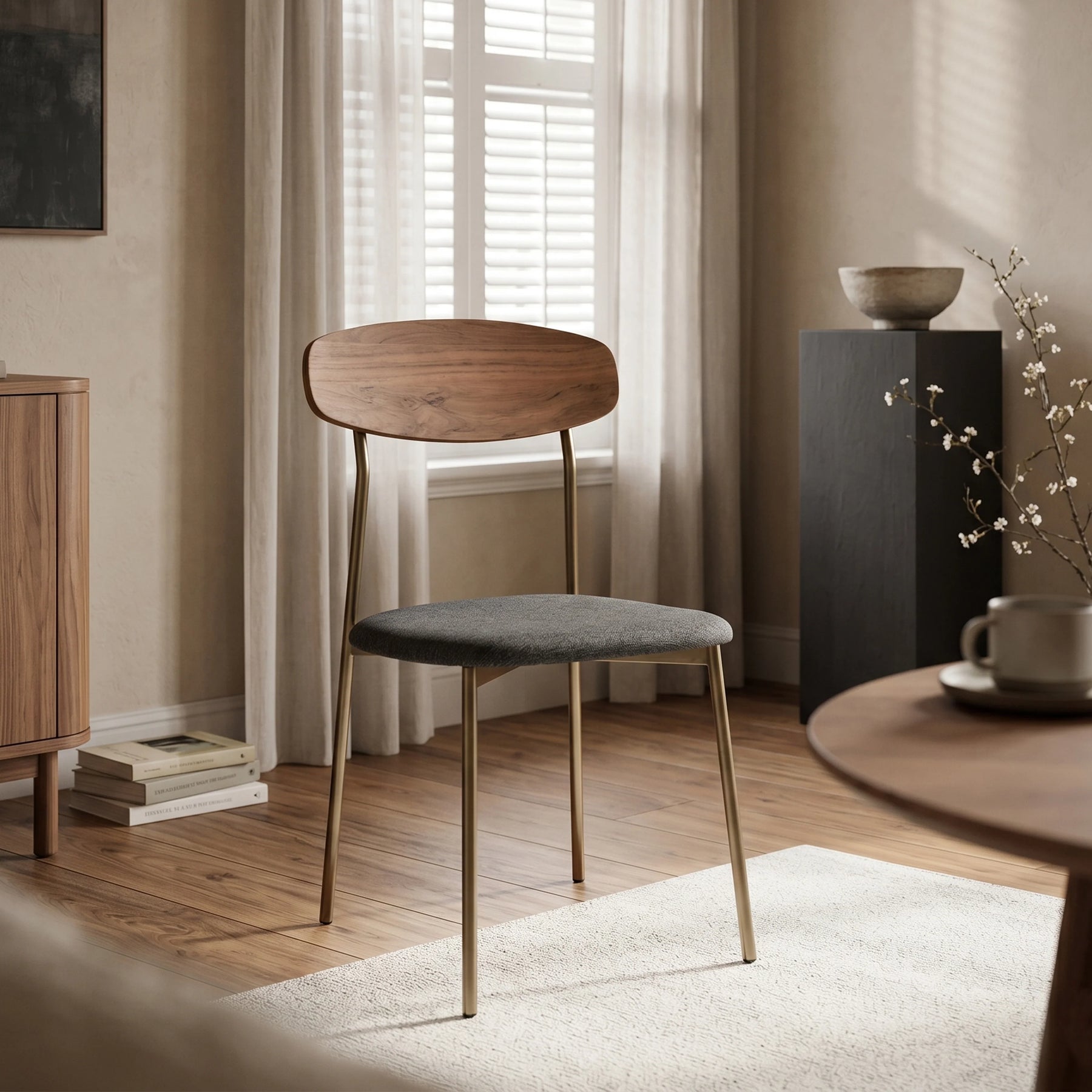 Yoho Chair Gold Set Of 2