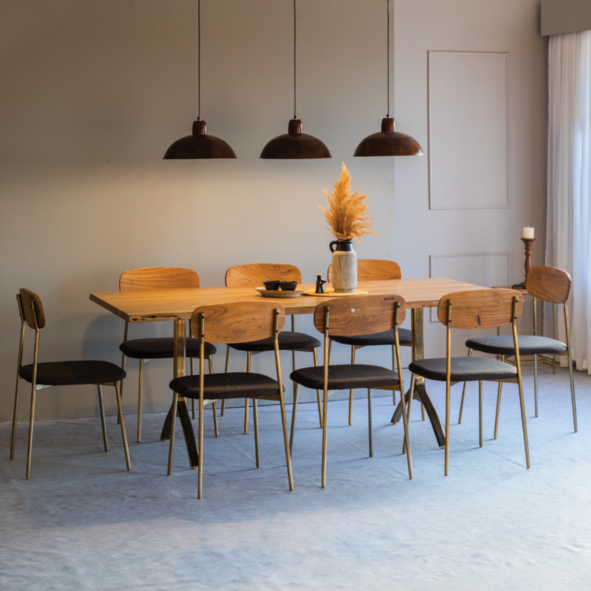 Yoho Dining Table With 8 Chairs