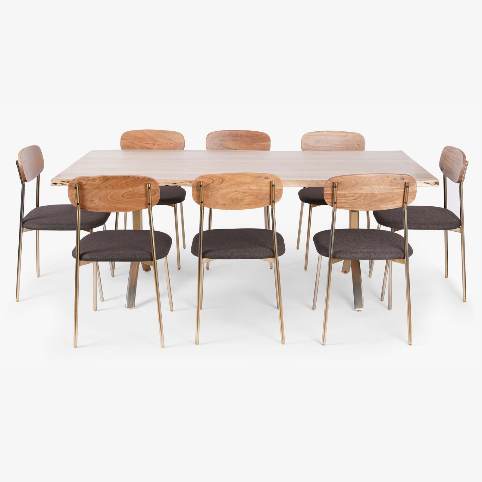 Yoho Dining Table With 8 Chairs