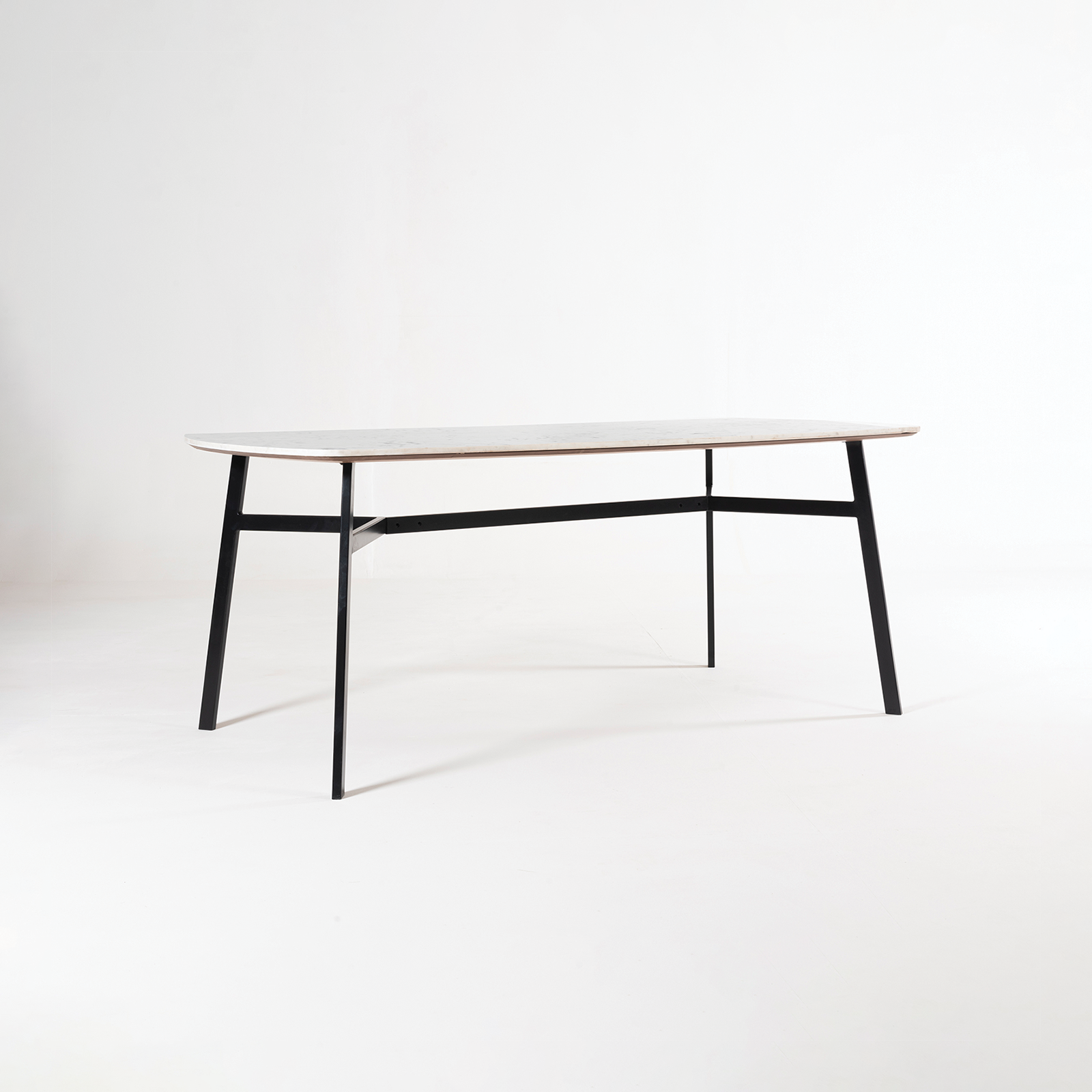 Acem Marble Top Dining Table 6 seater. Orange Tree Home 