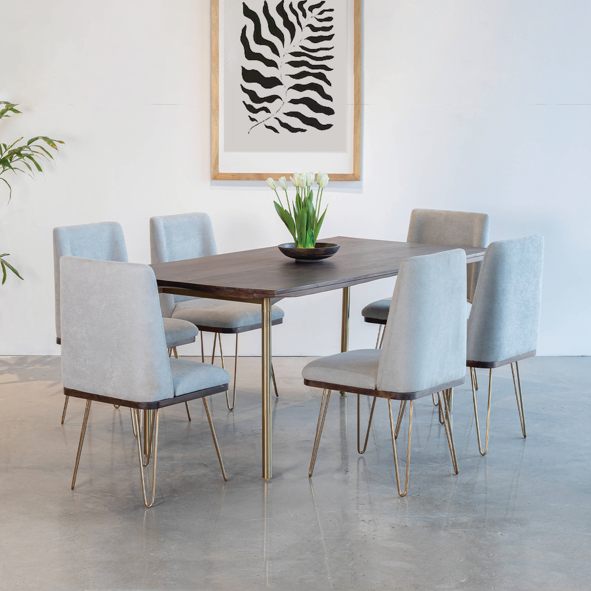 Barcelona Dining Table With 6 Without Arm Chairs