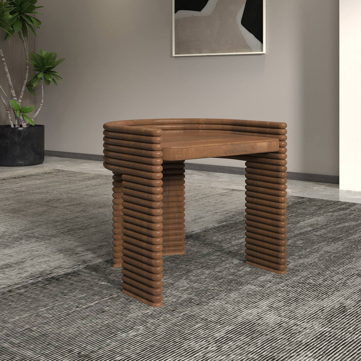Ribbed Stool