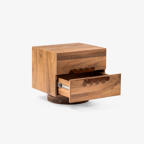 Front view with drawer open