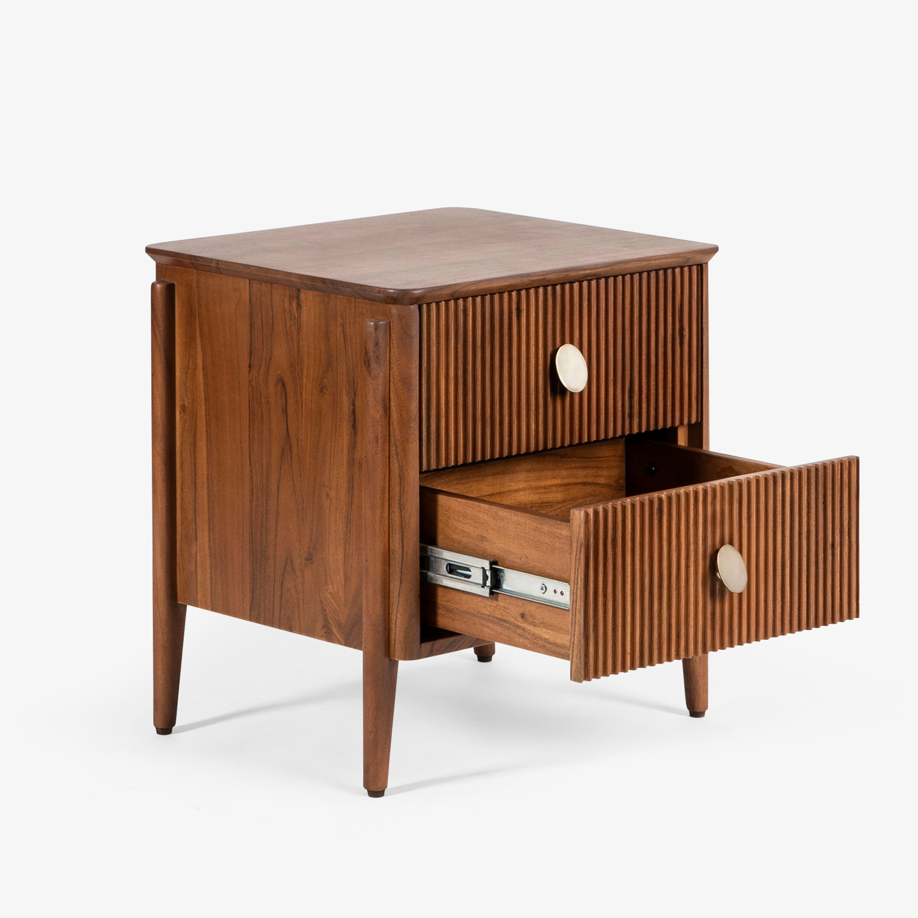 Angled view with drawer open