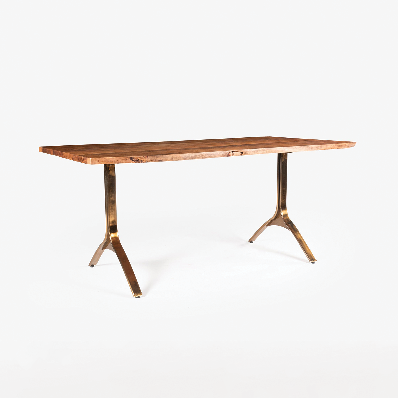 Yoho Dining Table With 4 Chairs and Bench American Walnut