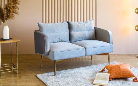 Barcelona 2 Seater Sofa Grey - Orange Tree Home Pvt. Ltd.