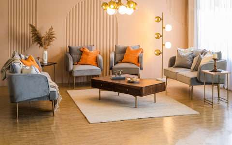 Barcelona Single Seater Sofa Grey - Orange Tree Home Pvt. Ltd.