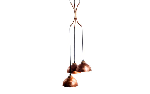 Karabi (LED) Hanging Lamp set of 3 copper