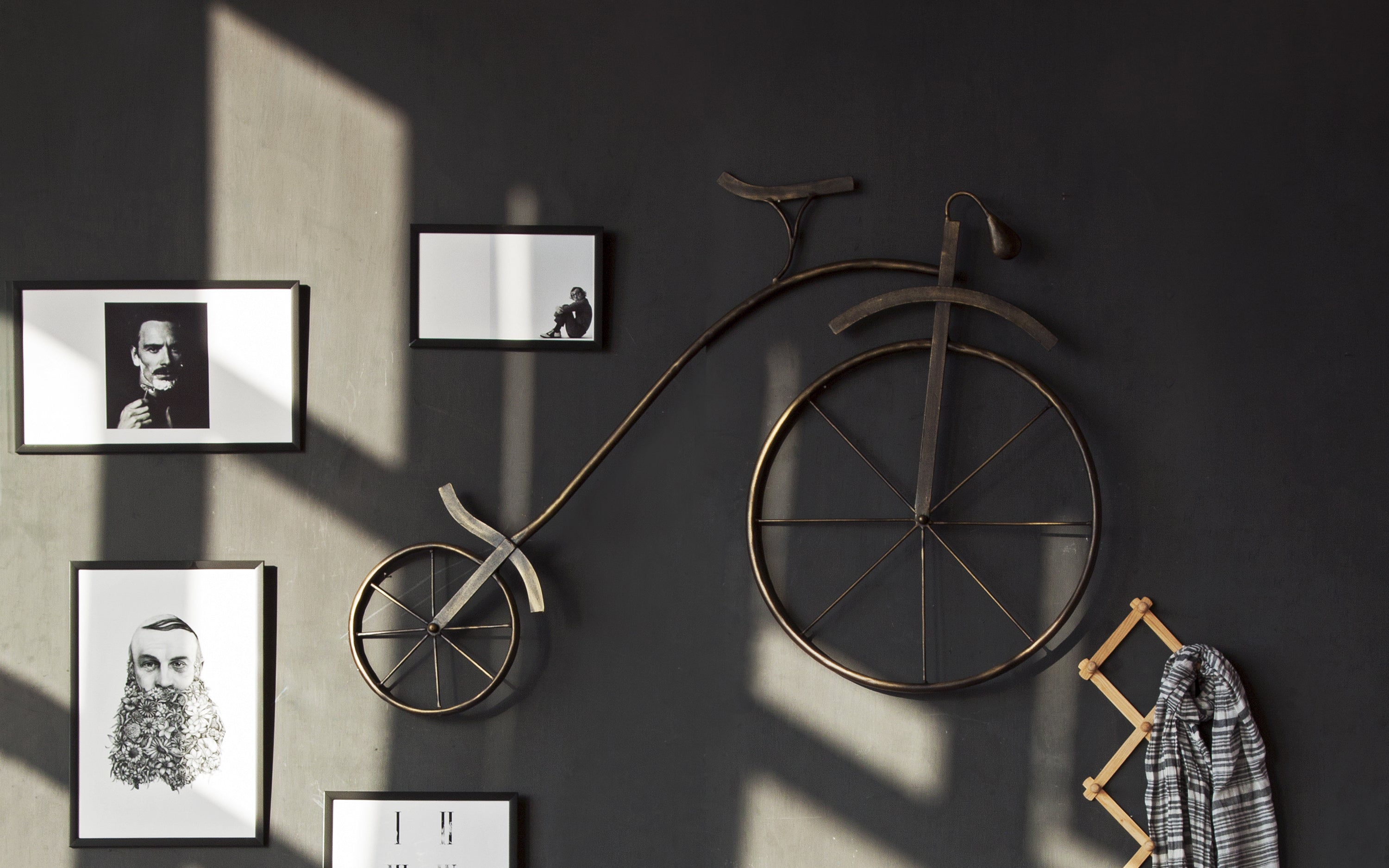 Bike Wall Decor White Copper. Diwali decoration Ideas for home - Orange Tree Homes Pvt Ltd.