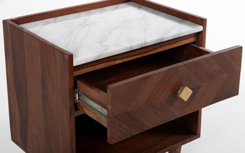 Dado Marble Bedside Table