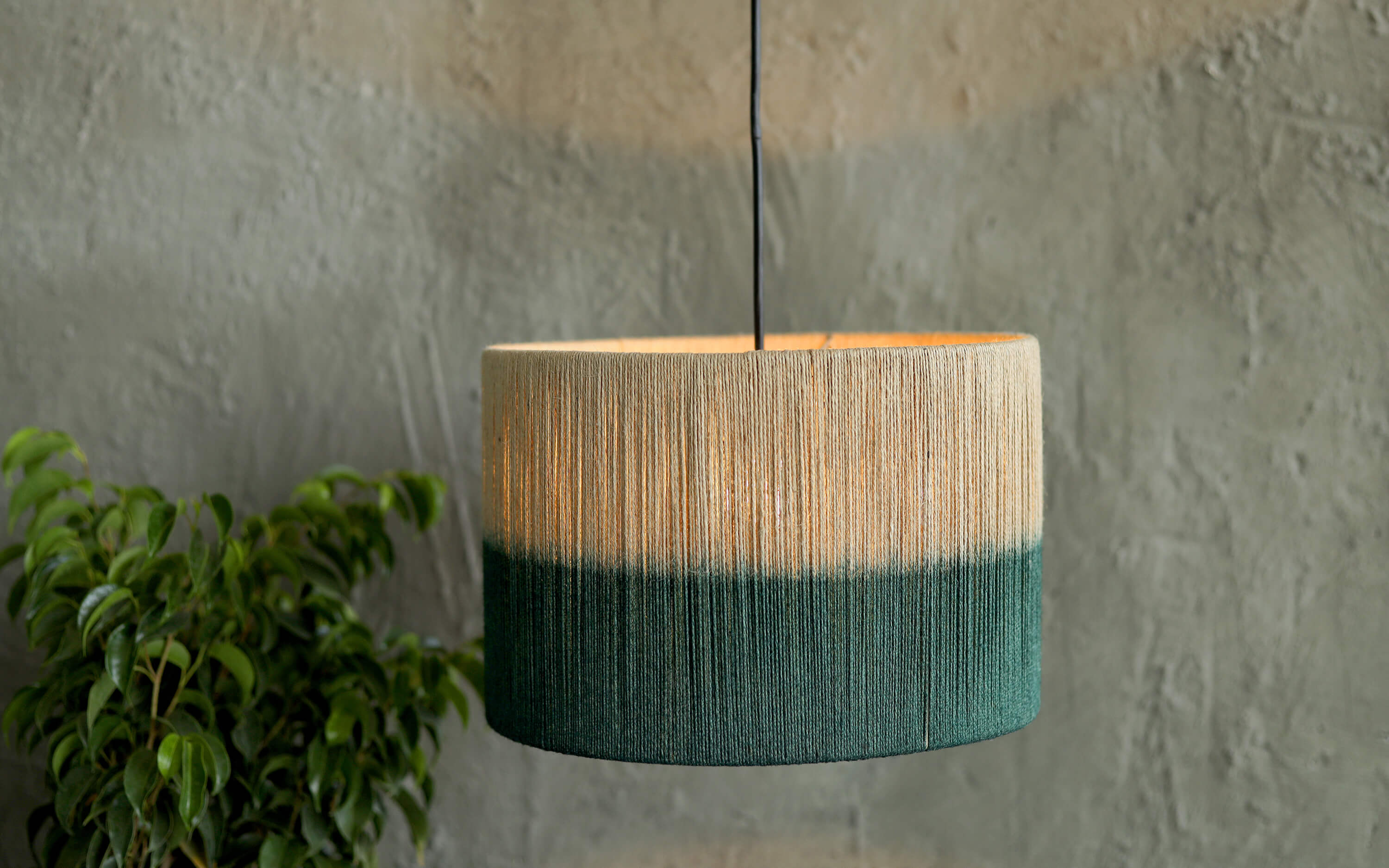 Afreen Green Squat Hanging Lamp. Diwali decoration Ideas for home - Orange Tree Homes Pvt Ltd.