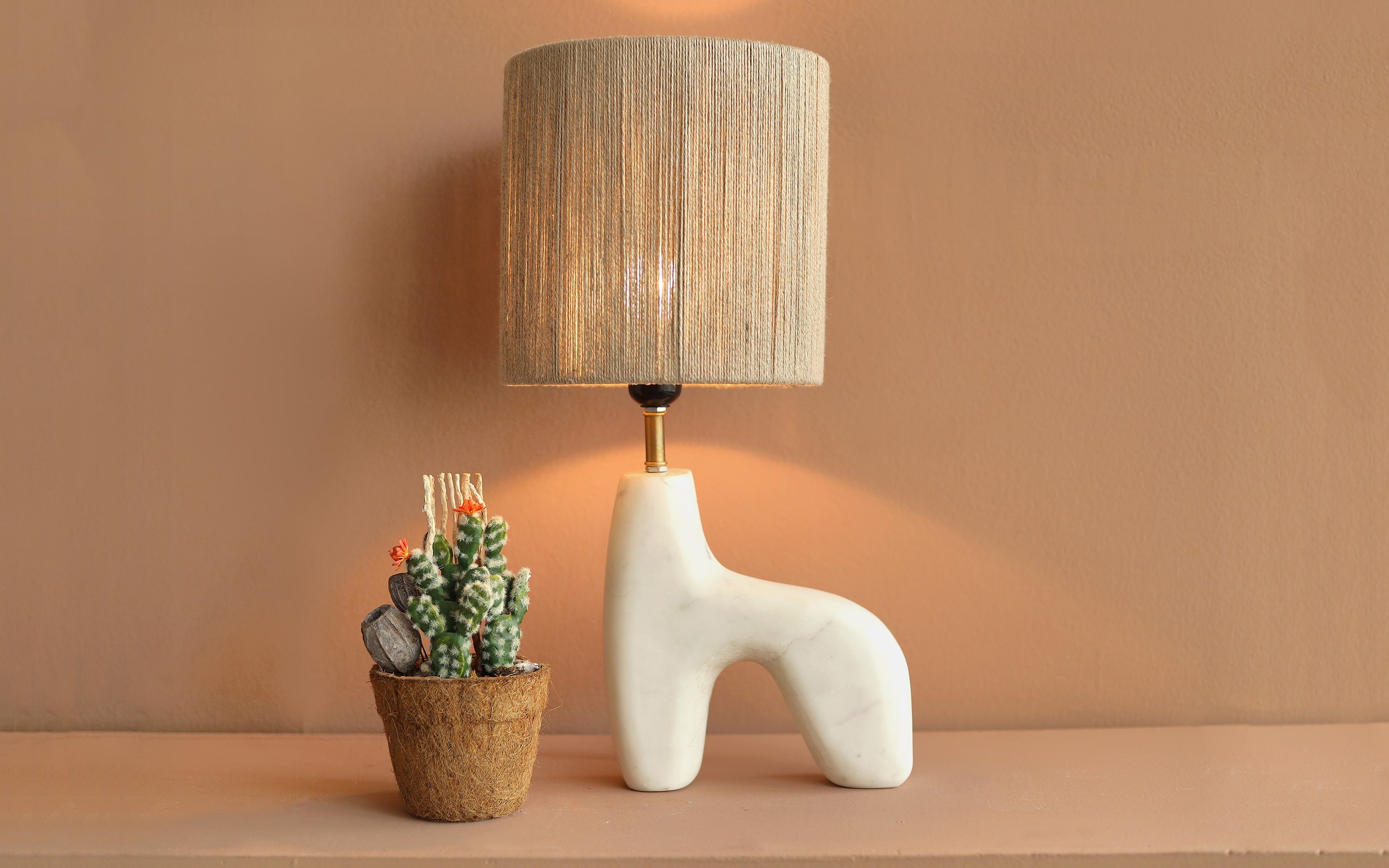 Cusp Pony Table Lamp - Orange Tree Home Pvt. Ltd.