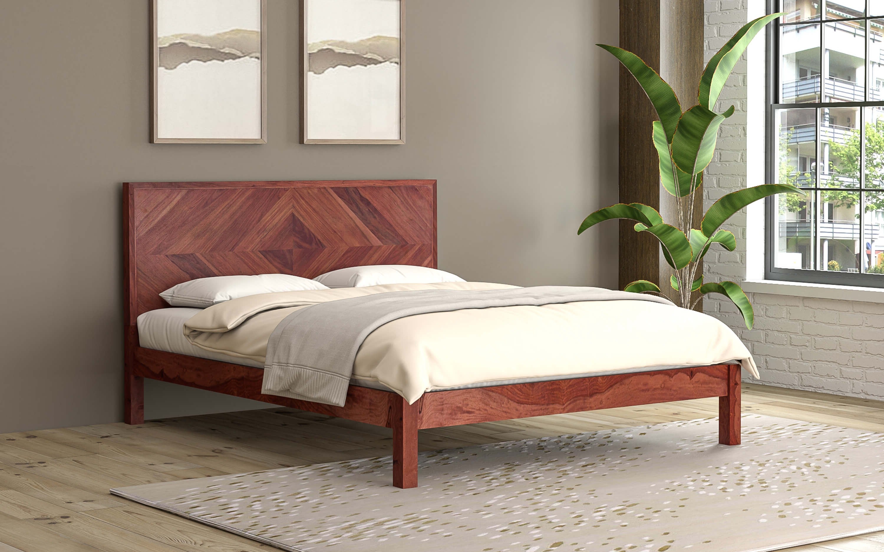 Dado King Non Storage Bed - Orange Tree Home Pvt. Ltd.