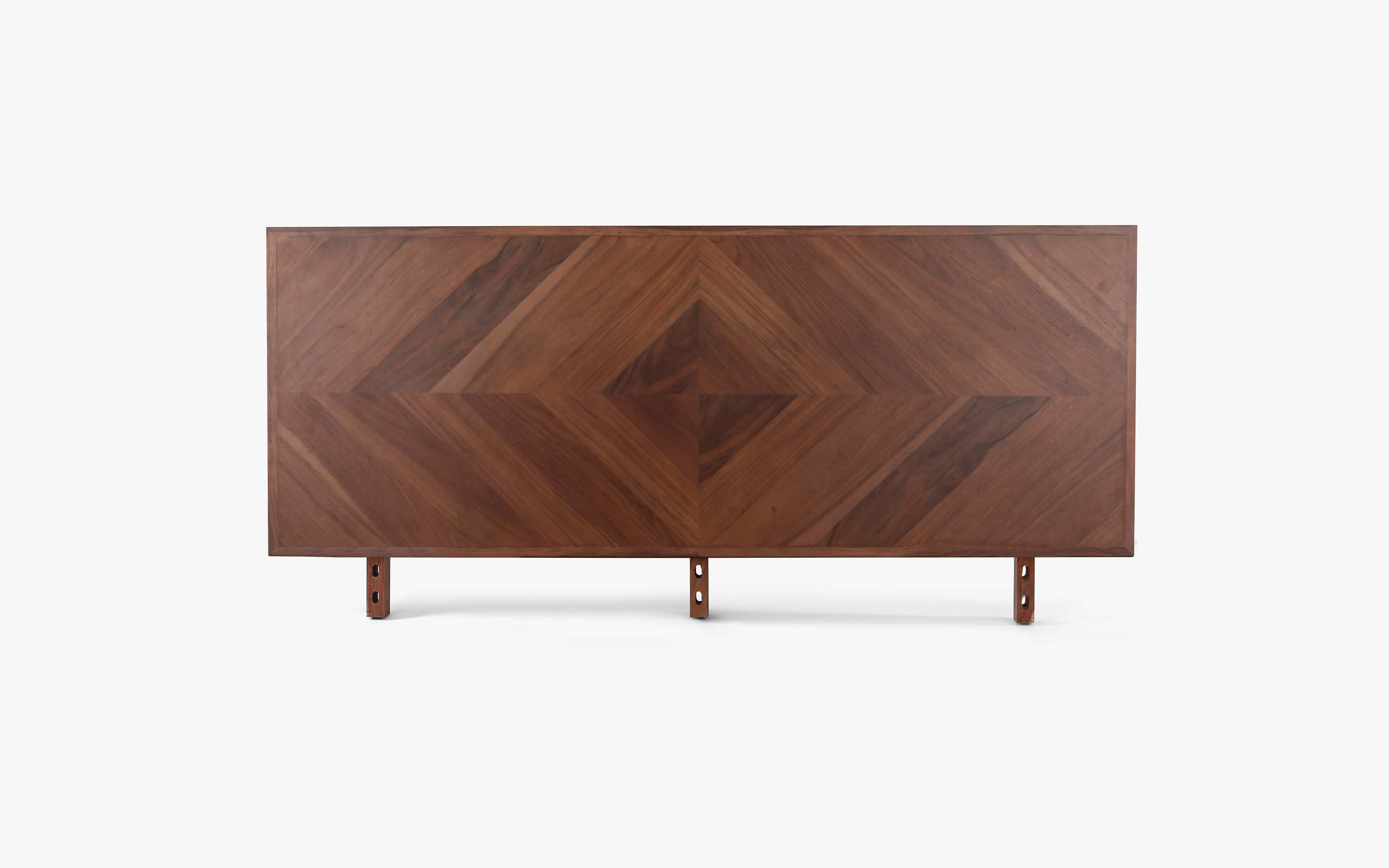 Dado Queen Headboard - with white background - Orange Tree